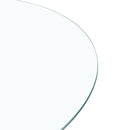 Modern Minimalist Circular Dining Table With Glass Top And Electroplated Metal Legs For Restaurants And Living Rooms - Silver / Transparent by HouseOfZazla