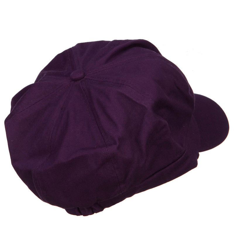 Cotton Elastic Big Size Newsboy Cap
