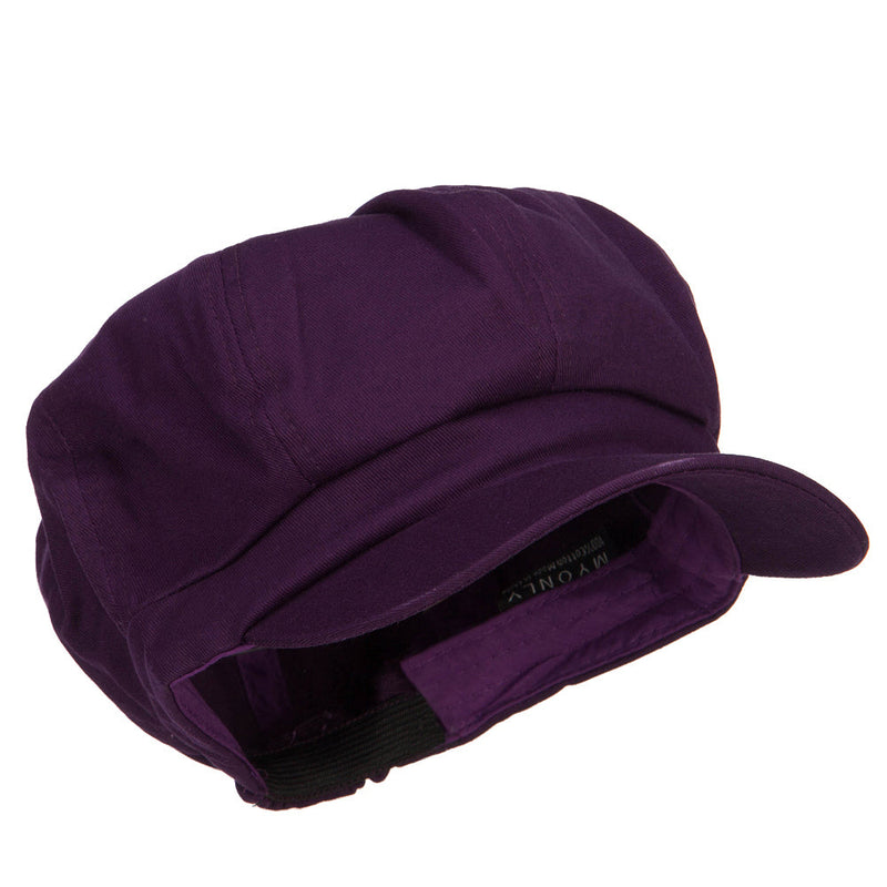 Cotton Elastic Big Size Newsboy Cap