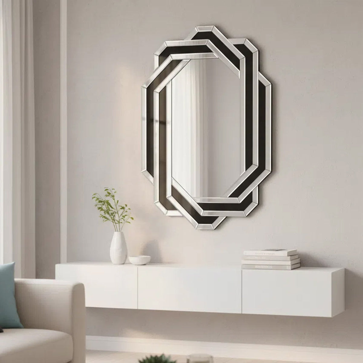 Decorative Mirror for Wall - Modern Bathroom Vanity Mirror, photo 3 of 10