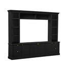 All-In-One TV Stand With Bookcase For TVs Up To 70" by HouseOfZazla