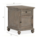 Lancaster - Chairside End Table - Dove Tail Gray