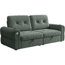 Chenille Convertible Sofa Bed