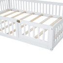House Platform Bed With Guardrail by HouseOfZazla