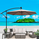 10 ft Outdoor Solar Powered LED Patio Umbrella