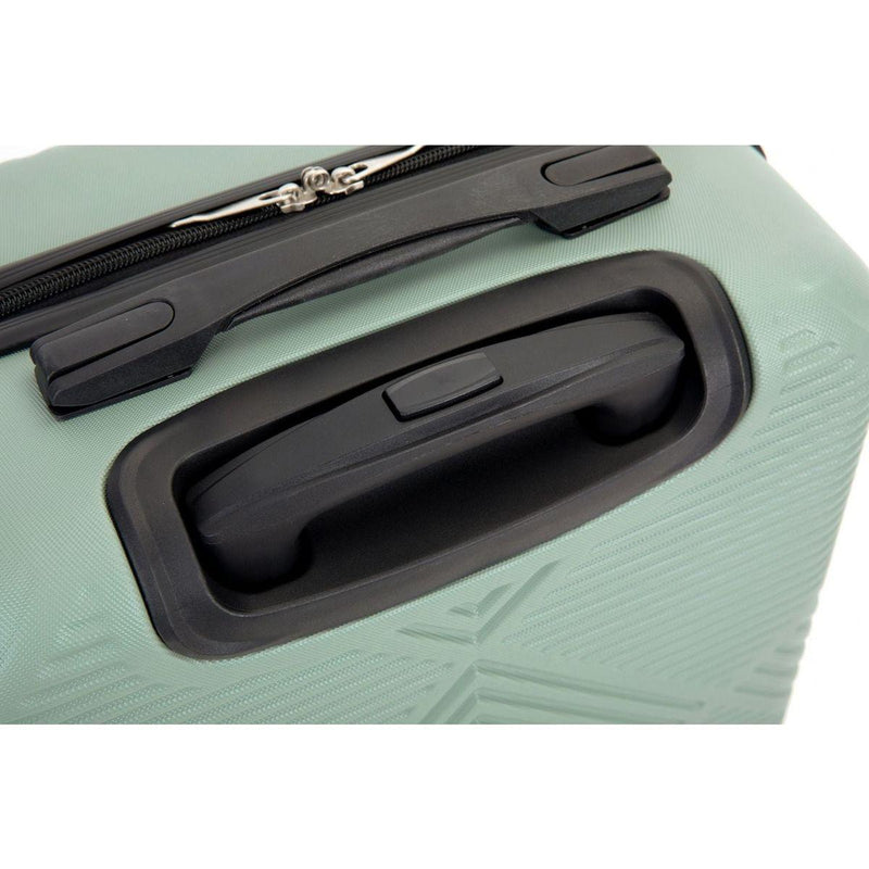 2Piece Luggage Sets ABS Lightweight Suitcase, Spinner Wheels, (20/14) OLIVE GREEN