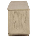 Kailani 79-inch 4-door Cane TV Stand Media Console Beige Oak