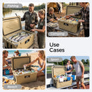 Khaki Color Ice Cooler Box 65QT