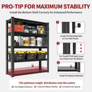 78"H 5-Tier Adjustable Heavy-Duty Storage Shelving Unit