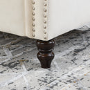 3-seater + 3-seater Combination sofa.Beige Velvet W834S00065