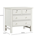Georgina - 4 Drawer Storage Nightstand by HouseOfZazla