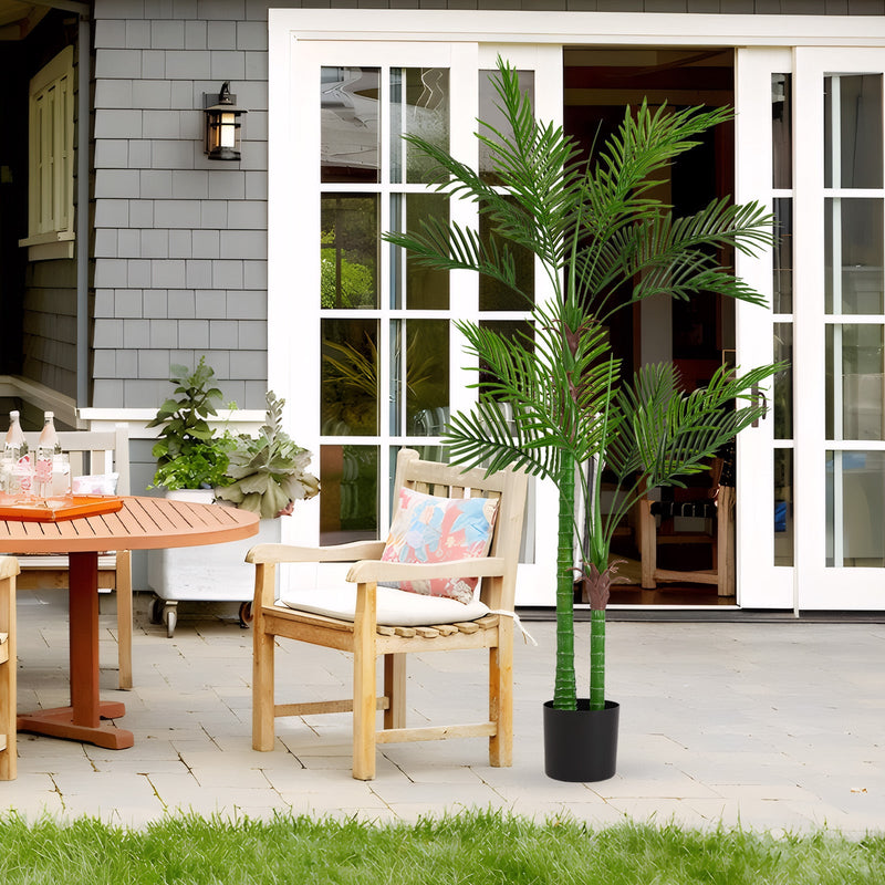 New high-end market indoor leaf simulation 180CM double rod loose tail sunflower 18-leaf pot travelers simulated artificial plants 1pcs/set