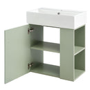 Modern Floating Bathroom Vanity With Ceramic Basin Perfect For Small Bathrooms by HouseOfZazla