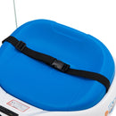 24V brushless drift car,Toddler Ride on Car, Music, Bluetooth --White blue