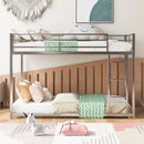 Metal Bunk Bed, Low Bunk Bed With Ladder by Unique Piece Furniture