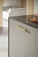Dark Brushed Gold "Chateau" Cabinet Knobs and Drawer Pull