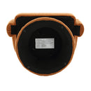 360 Degree Swivel Cuddle Barrel Accent Chairs, Round Armchairs with Wide Upholstered, Fluffy Fabric Chair for Living Room, Bedroom, Office, Waiting Rooms