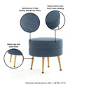 Bailey - Upholstered Accent Ottoman by HouseOfZazla