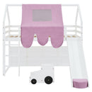 Loft Bed With House Shaped Frame And Tent by Unique Piece Furniture