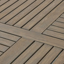 Hermosa Outdoor Acacia Wood Circular Dining Table by HouseOfZazla