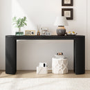 U_STYLE Curved Design Console Table