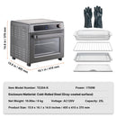 12-in-1 Air Fryer Toaster Oven 25L Stainless Steel 1700W by HouseOfZazla