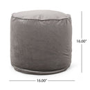 Shimon - Cylinder Pouf Ottoman And Floor Cushion by HouseOfZazla