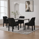 Wide Minimalist Dining Chair by HouseOfZazla