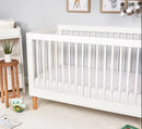 BedGear Hyper-Linen Crib Sheet, Bright White by HouseOfZazla