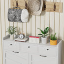Shoe Cabinet With Flip Drawers