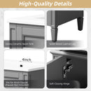 Bathroom Vanity With 2 Doors And Tip Out Drawer, Soft Closing Hinges by HouseOfZazla
