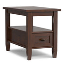 Warm Shaker - Narrow Side Table - Brown by HouseOfZazla