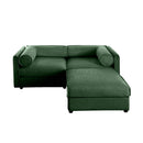 Contemporary Elegant Sofa With Storage And Ottoman by HouseOfZazla