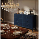 Modern 6 Drawer Fluted Dresser by HouseOfZazla