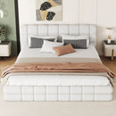 Upholstered Platform Bed With Headboard by Unique Piece Furniture