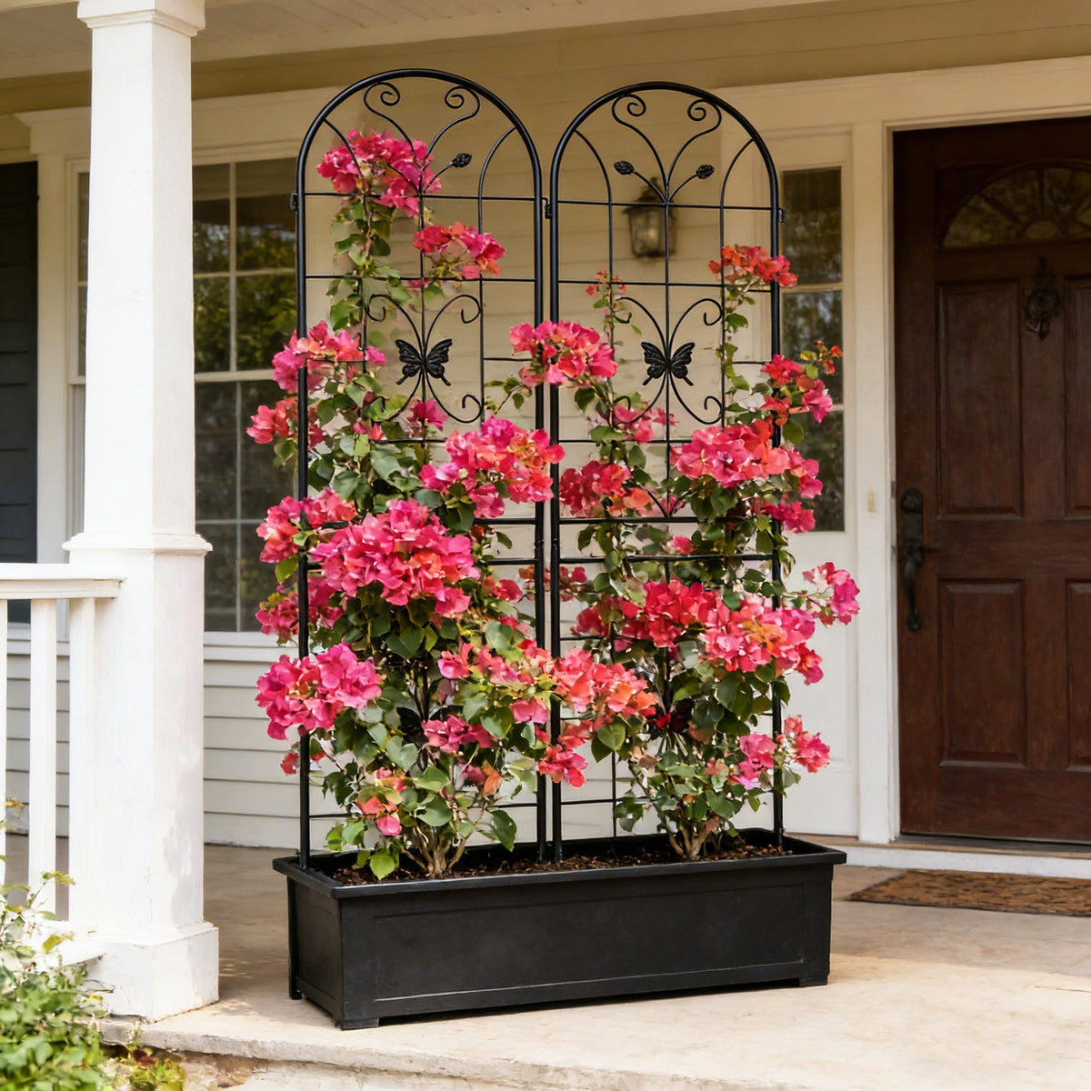 2 Pack Metal Garden Trellis 86.7" x 19.7", photo 6 of 10