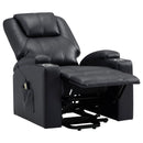 Macklin - Power Lift Massage Recliner With Heat And Dual Cupholders by HouseOfZazla