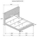 Malcolm - Wingback Bed