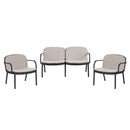 Luna - Outdoor Patio 3 Pieces Chat Set