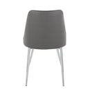 Marche - Contemporary Dining Chair With Metal Legs (Set of 2)