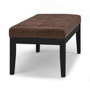 Lacey - Upholstered Tufted Ottoman Bench by HouseOfZazla