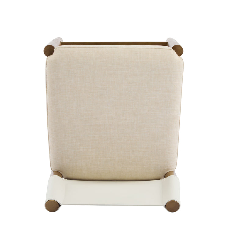 28.5'' Modern Solid Wood Bar Stool with Polyester Cushion - Set of 2, photo 7 of 10