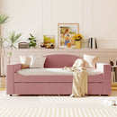 Upholstered Daybed With Storage Armrests, Trundle And Latest Integrated tooth Audio System by HouseOfZazla
