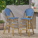 Outdoor PE Rattan French Barstool Set by HouseOfZazla
