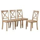 Modern Dining Table Set For 4, Round Table And 4 Kitchen Room Chairs, 5 Piece Kitchen Table Set For Dining Room, Dinette, Breakfast Nook by HouseOfZazla