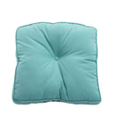 3 Pieces Outdoor Swivel Rocker Patio Chairs, 360 Degree Rocking Patio Conversation Set with Thickened Cushions and Glass Coffee Table for Backyard, Blue