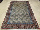 4' X 7' Handmade Turkish Wool Rug Paisley Hand Knotted Flowers One Of A Kind