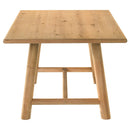 Duncan 71-inch Rectangular Wood Dining Room Table Washed Oak