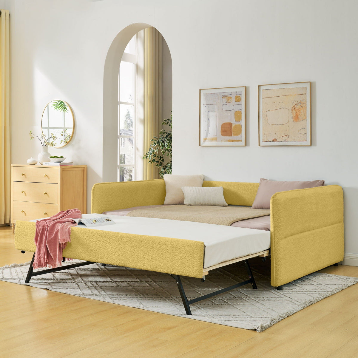 Upholstered Daybed With Pop Up Trundle, photo 22 of 27