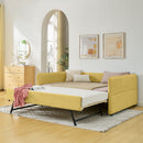 Upholstered Daybed With Pop Up Trundle by HouseOfZazla